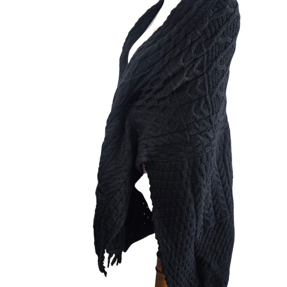 Connemara Knitwear 100% Pure New Merino Wool Cape Sweater Made In Ireland Plus